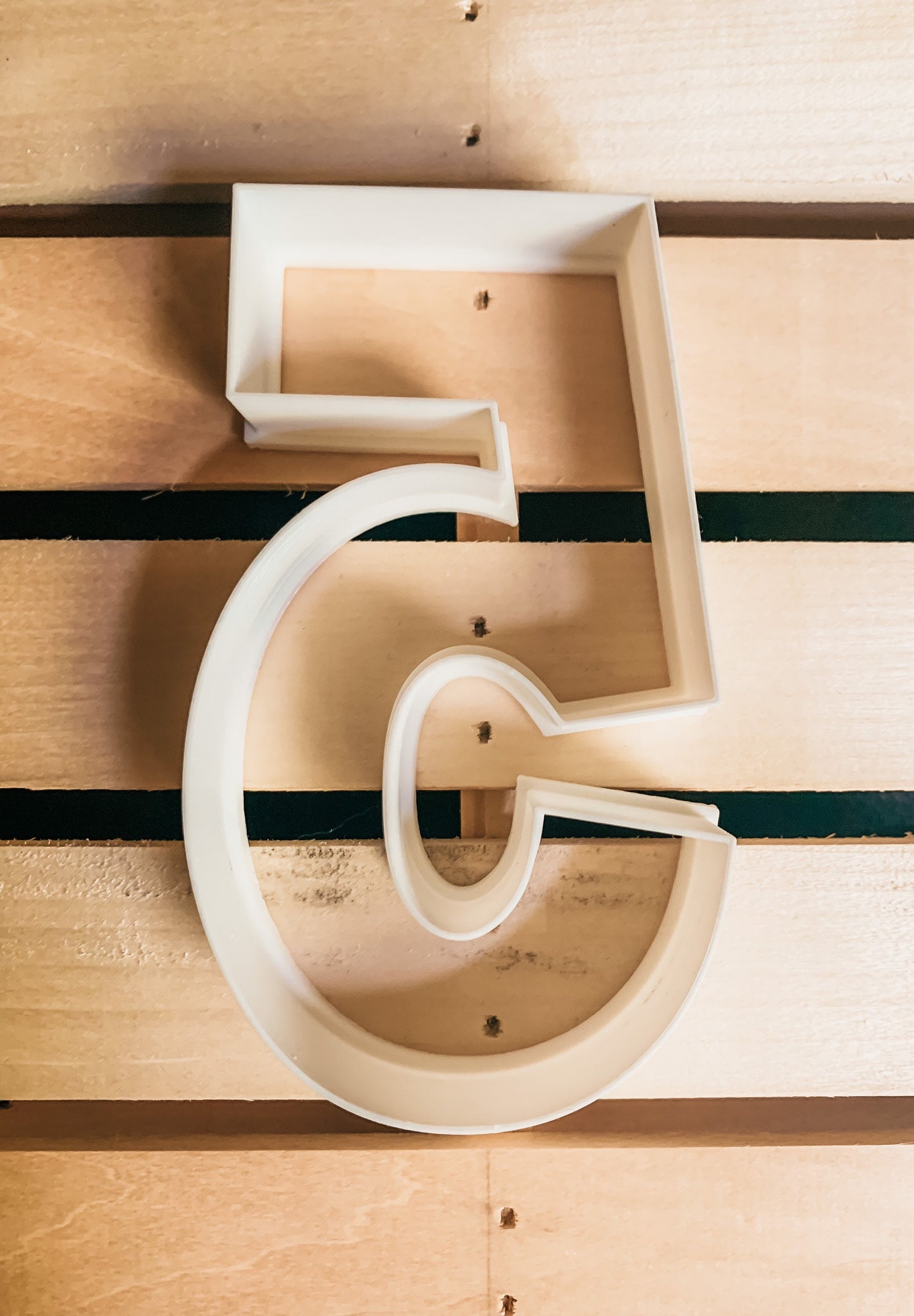 Number 5 Cookie Cutter