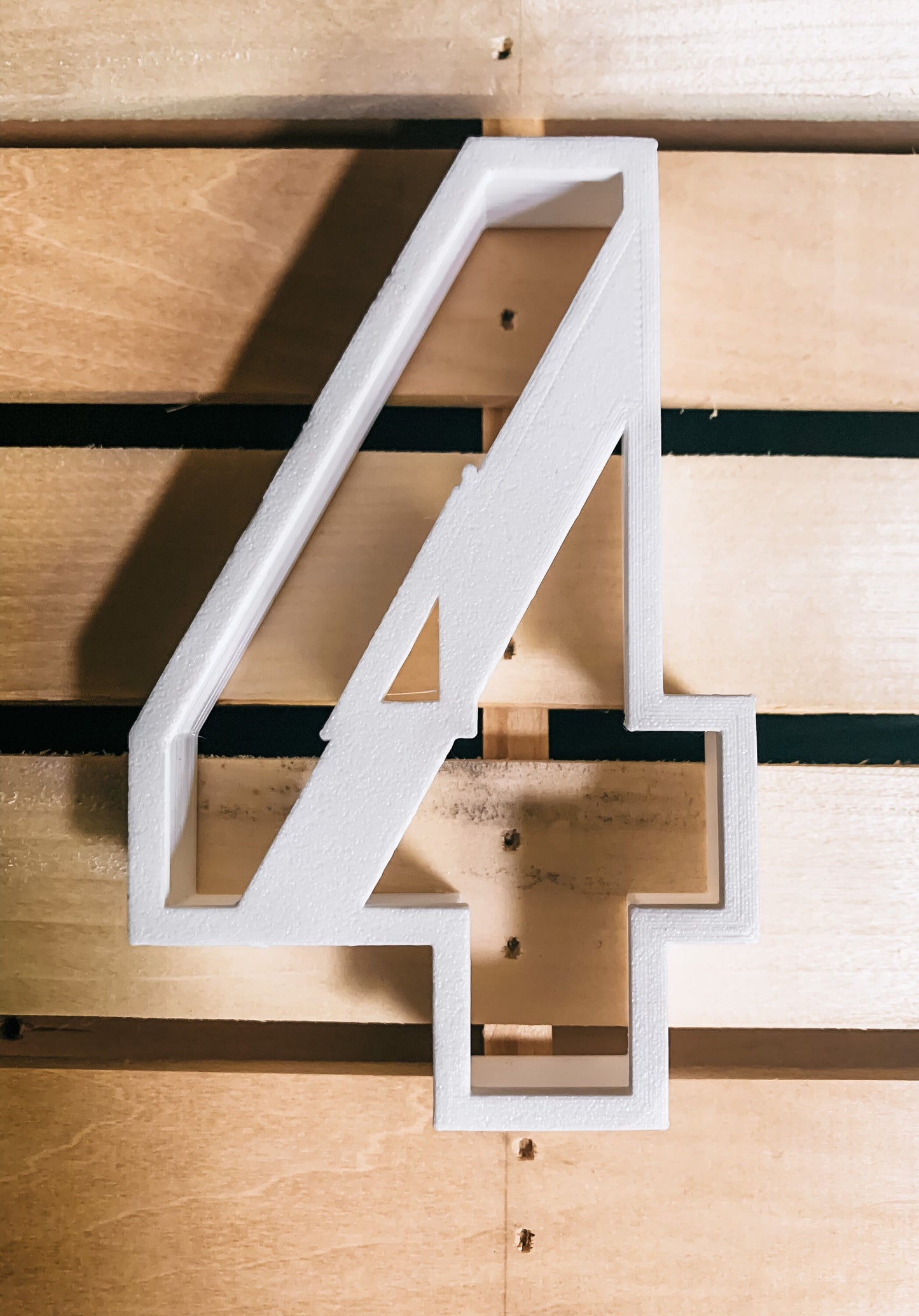 Number 4 Cookie Cutter