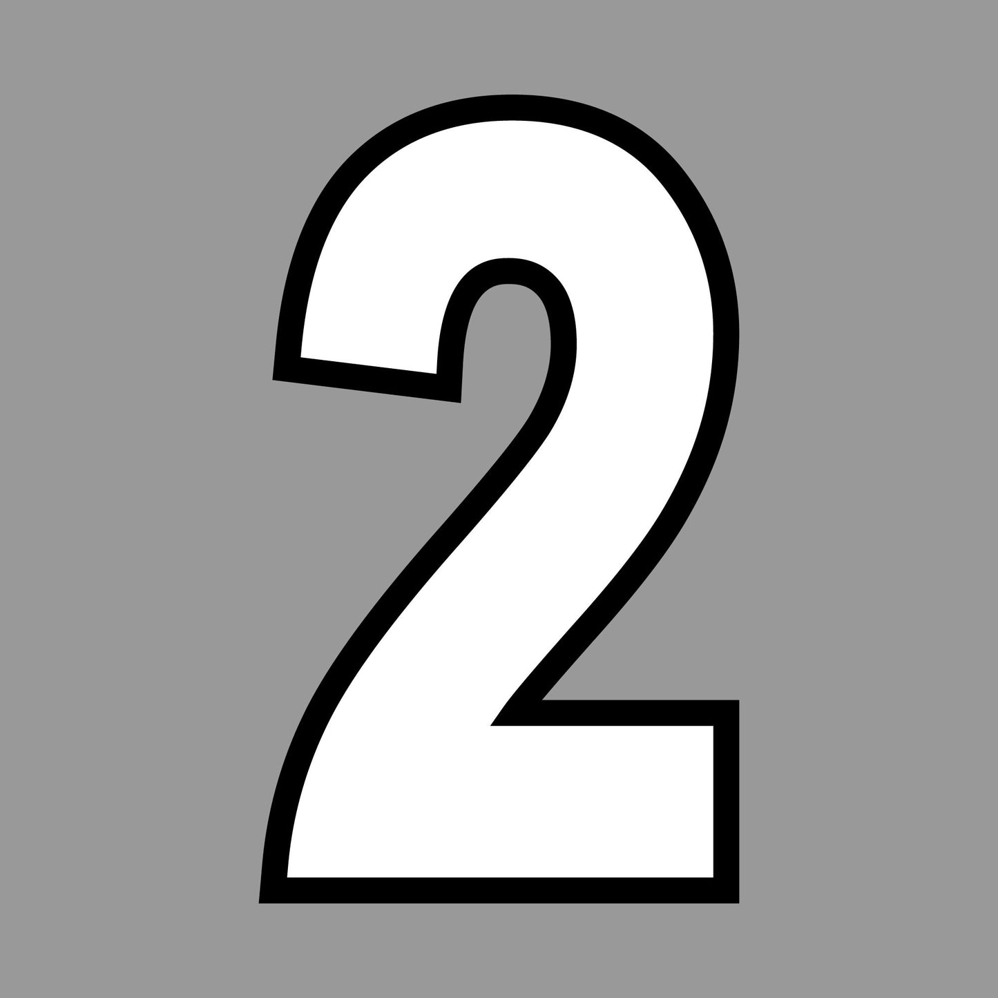 Number 2 Cookie Cutter - Standard