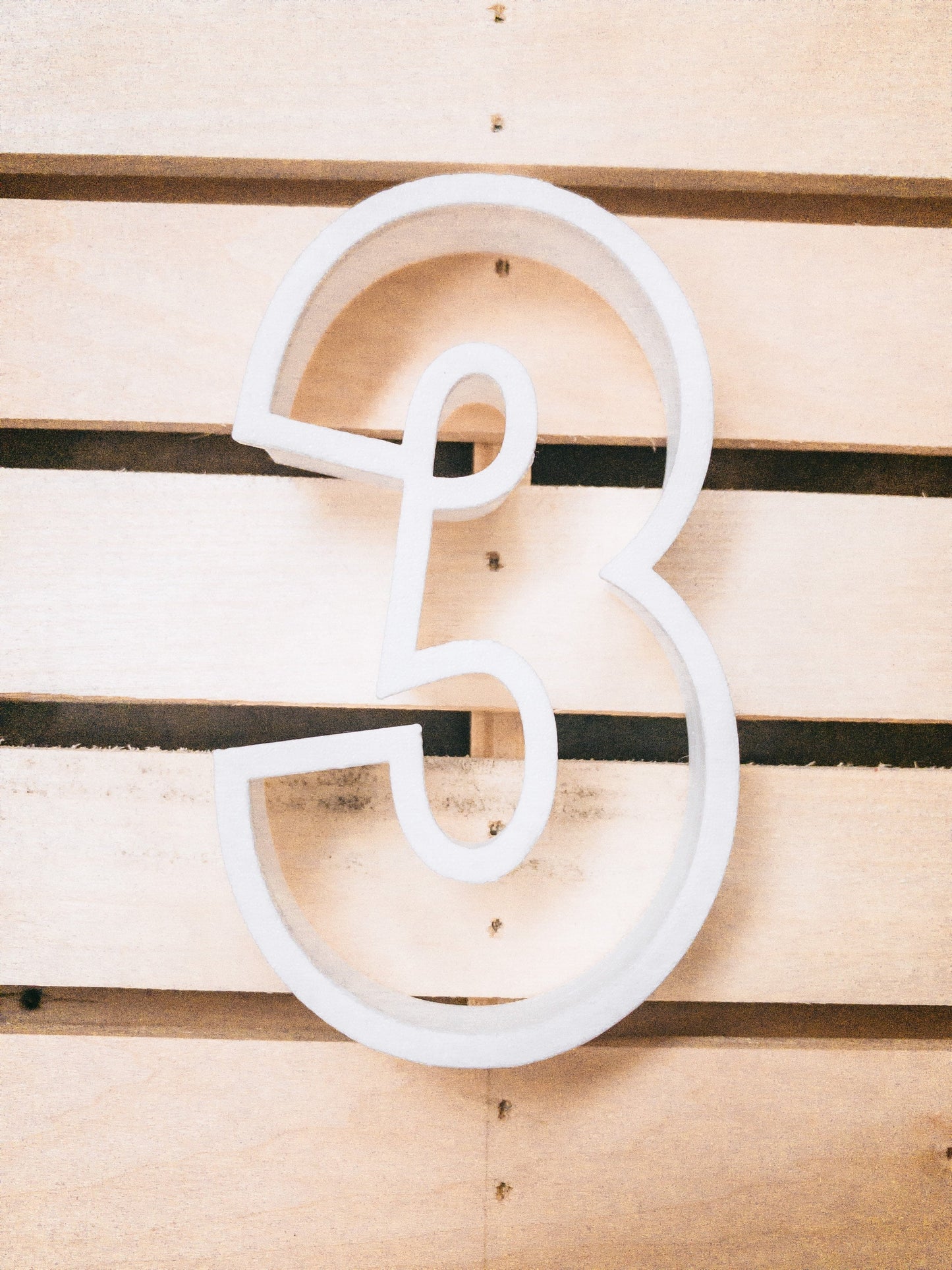 Number 3 Cookie Cutter