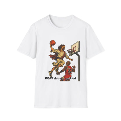 Basketball Jesus "GOAT Debate Settled" T-Shirt