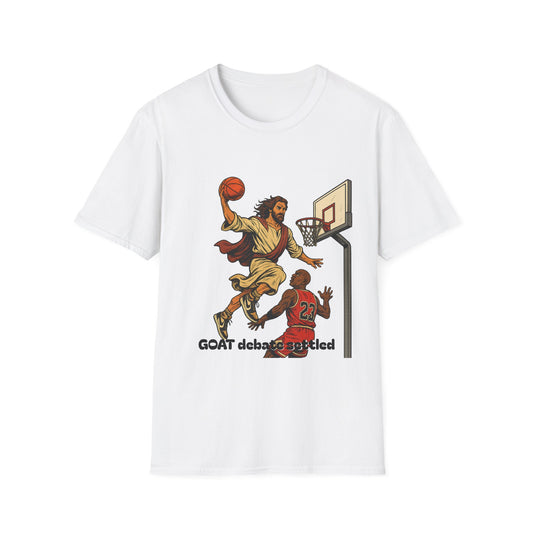 Basketball Jesus "GOAT Debate Settled" T-Shirt