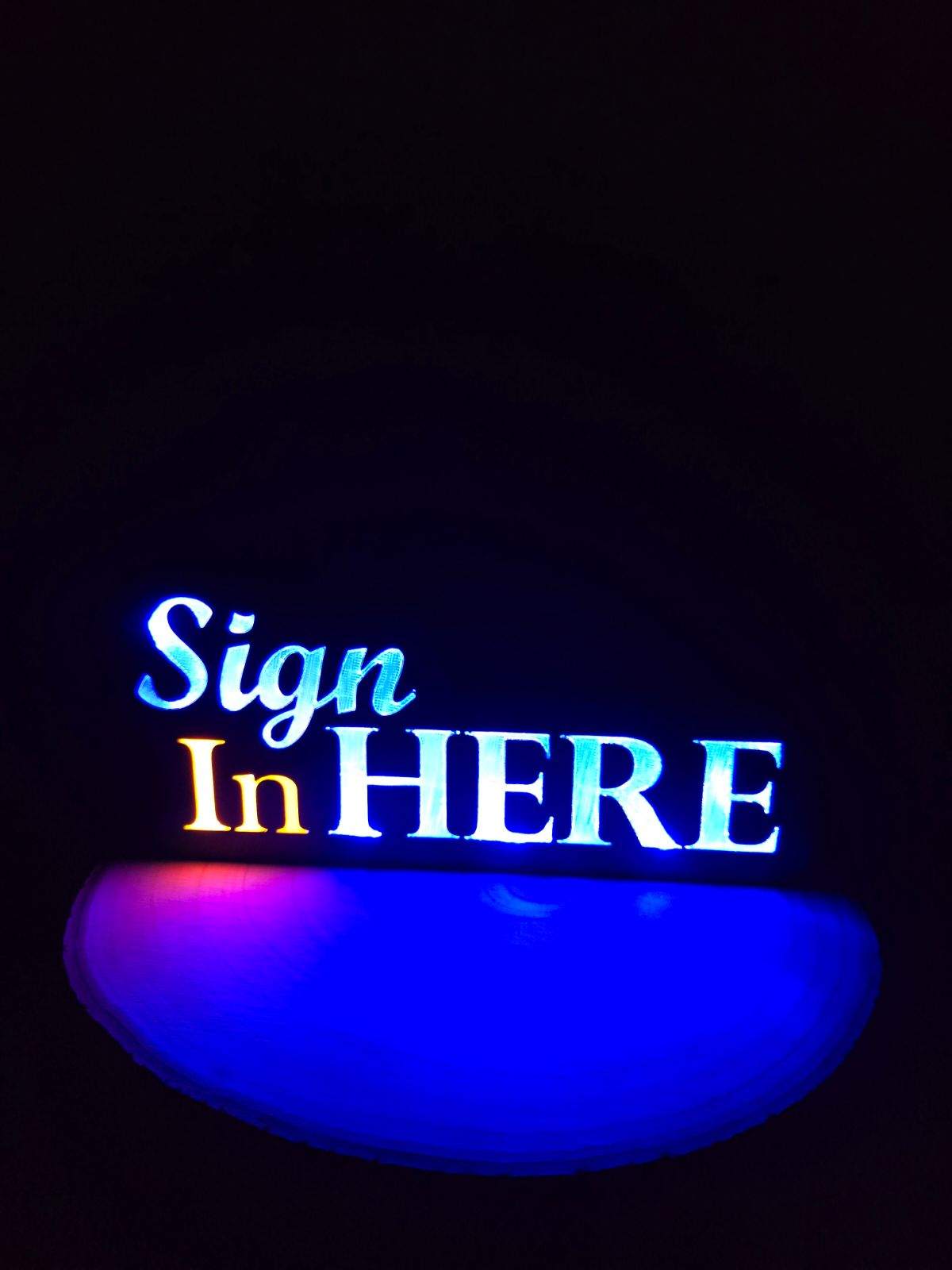 Sign In LED Lightbox