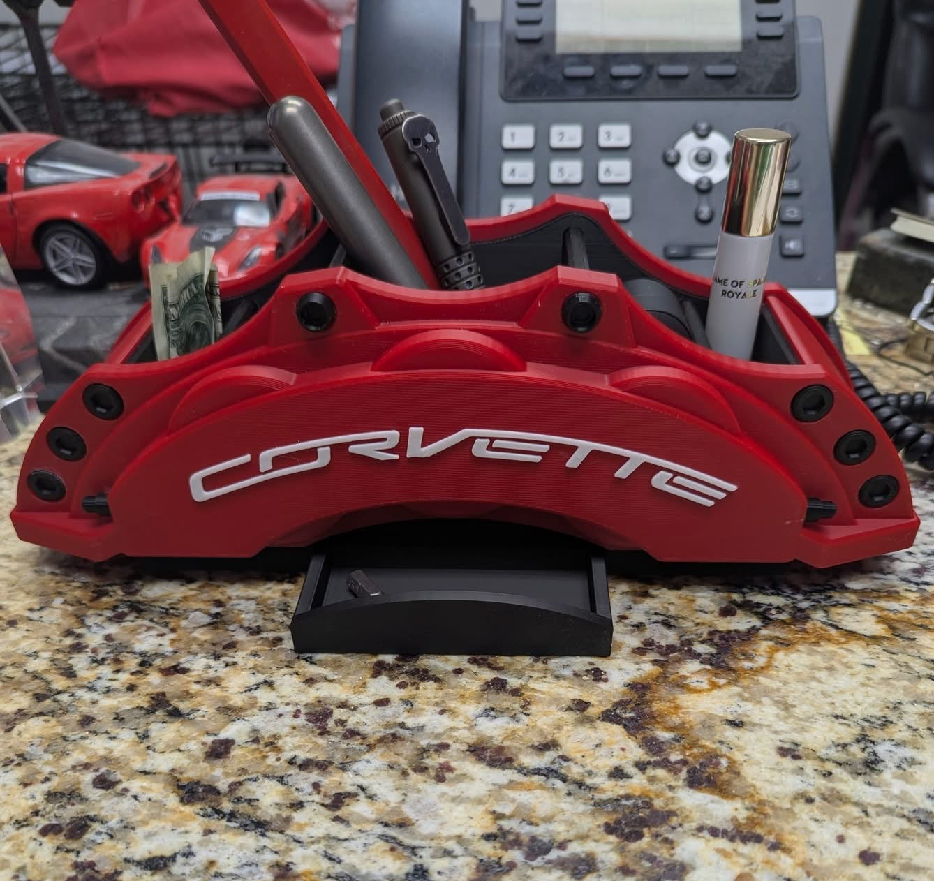 Brake Caliper Desk Organizer – Automotive Enthusiast Edition