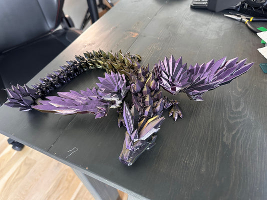 Crystal Winged Dragon - Multi-color